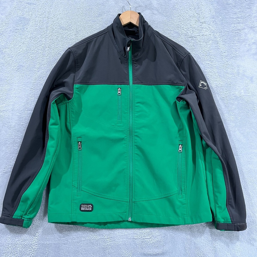 DRI Duck DDX Jacket Mens Medium Tech Windproof Waterproof Zip